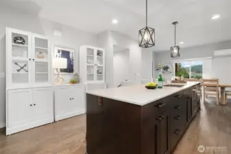 Built in Storage for all those nearby Costco trips!