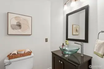 1/2 bath on main floor