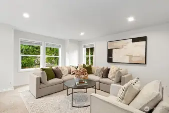 Bedroom 4 on upper level also makes a great bonus room