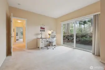 2nd Bedroom with a great patio