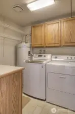 Laundry room with storage