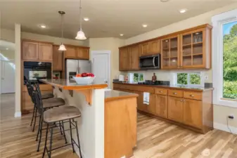 Beautiful cabinets with glass front for displaying