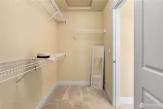 Large walk-in closet