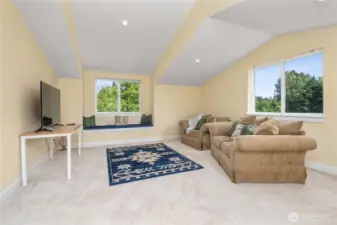 Extra large bonus room upstairs