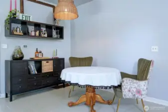 Lovely dining area