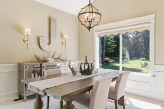 Formal dining.