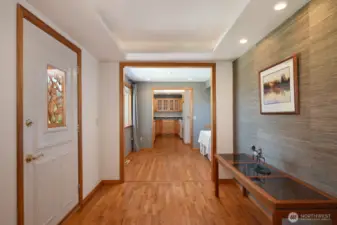 Front entry.