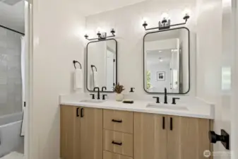 Bathroom on 2nd level to serve 2 bedrooms