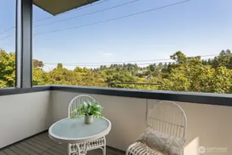 Tree house views and ultimate privacy from your primary suite deck