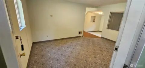 Main Room - new carpet