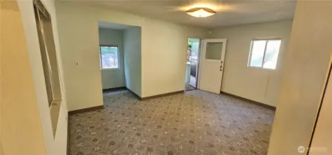 Looking back toward front door