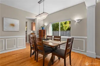 Formal dining room just off the Butler's pantry