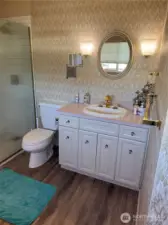 ADU bath with laundry!