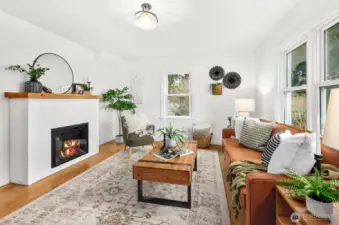 Walking into the house you are greeted by a living room perfect for entertianing.