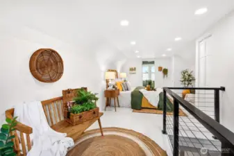 Primary suite is the entire 2nd story of the house.