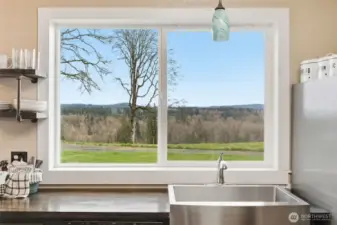 View from kitchen window