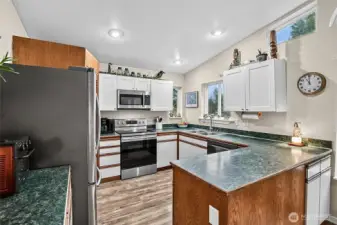 Ample Kitchen Storage