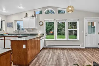 Access to Back Yard From Kitchen