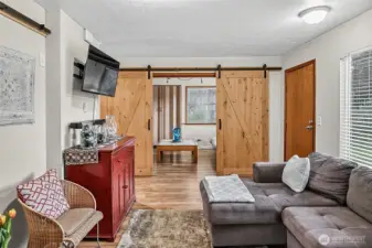 Living Space into Bedroom/Bonus Room