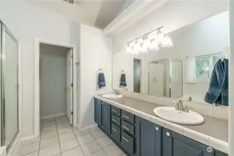 Primary Bathroom Double Vanity