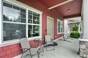 Large Covered Front Porch