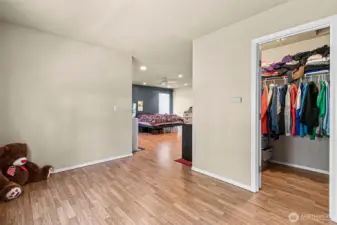 Main Bedroom Walk in Closets