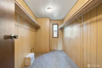 Primary Walk In Closet