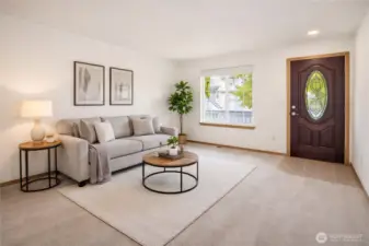 Formal Living Room- Virtually Staged