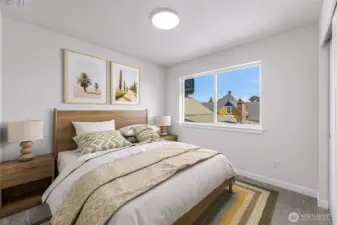 Unit A bedroom #1
