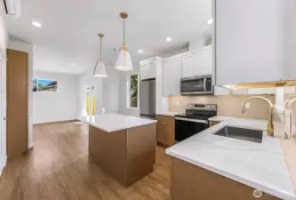 Unit B kitchen