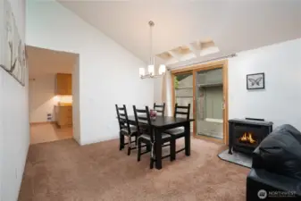 Cozy gas stove!