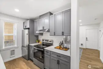 Sleek counters and room to create your best recipes