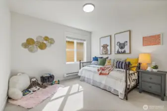 A bright and airy second bedroom haven