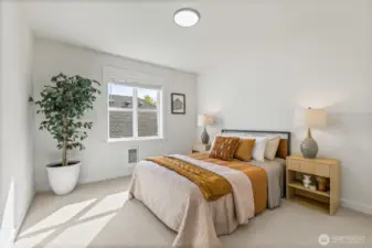 Fifth bedroom—bright, warm, and welcoming
