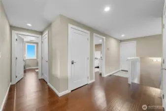 Hallway area to stairs going to lower level