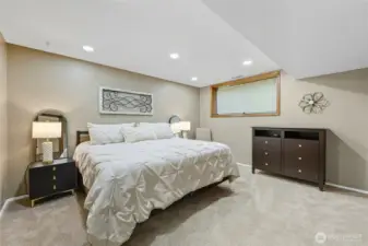 Secondary bedroom - lower level