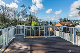 Deck looking toward water