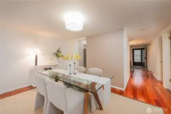 Formal dining area