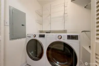 In-unit full size washer & dryer