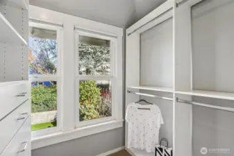 primary bedroom closet