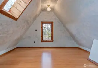 Finished Attic space.