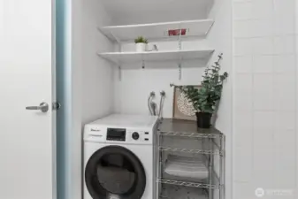Bathroom with W/D