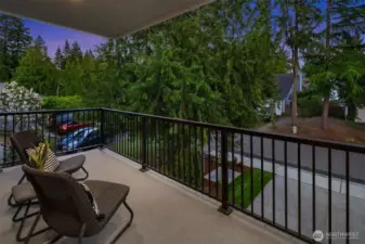 Private outdoor covered living area