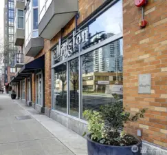 Exterior view with building name prominently displayed for easy recognition.
