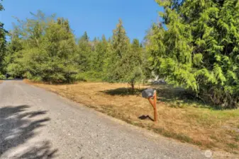 Located on a large 1.27 acre corner lot.