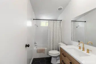 Fully remoded second bathroom