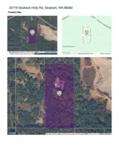 Extending well beyond the fenced area, the land is bordered by trees.