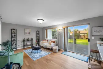 Easy outdoor access and drop in counters.