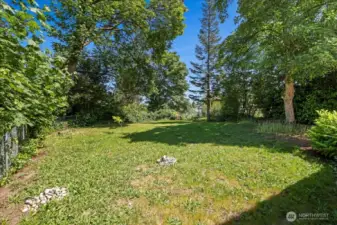 Fully Fenced Backyard