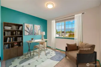 Tons of natural light make each bedroom feel bright and inviting.
